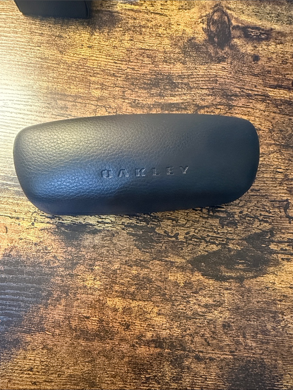 Oakley Black Men's Eyewear Case with Embossed Logo